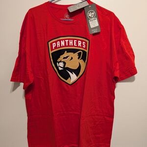 47 Brand Red Panthers Crest Tee